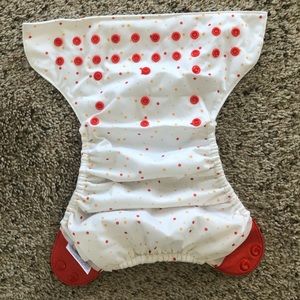 BumGenius Other - BumGenius Pocket One-Size Diaper Red & Orange Dot BumGenius Other - BumGenius Pocket One-Size Diaper Red & Orange Dot